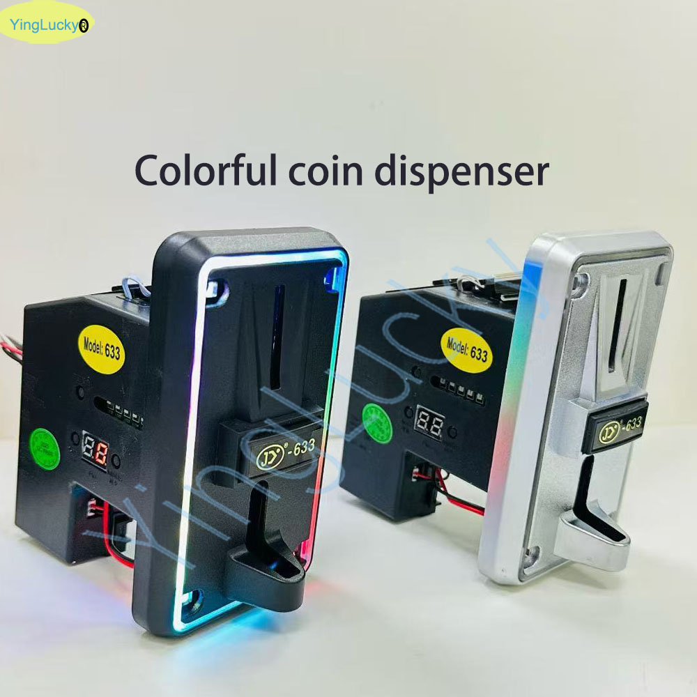 Arcade Vending Machines - الملونة LED متعددة عملة متقبل عملة