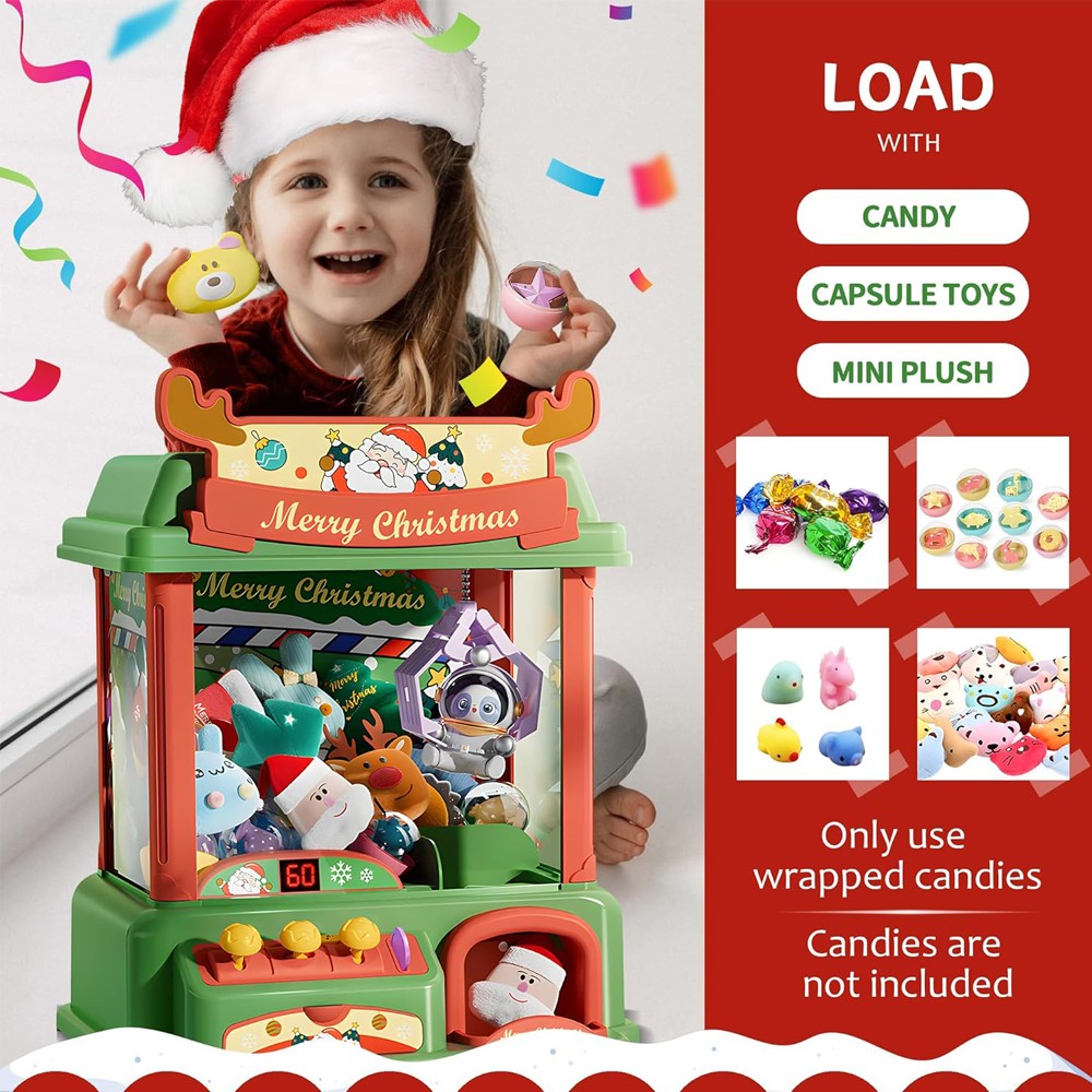 آلة مخلب عيد الميلاد للأطفال ، - مراجعة Arcade Vending Machines وسعره