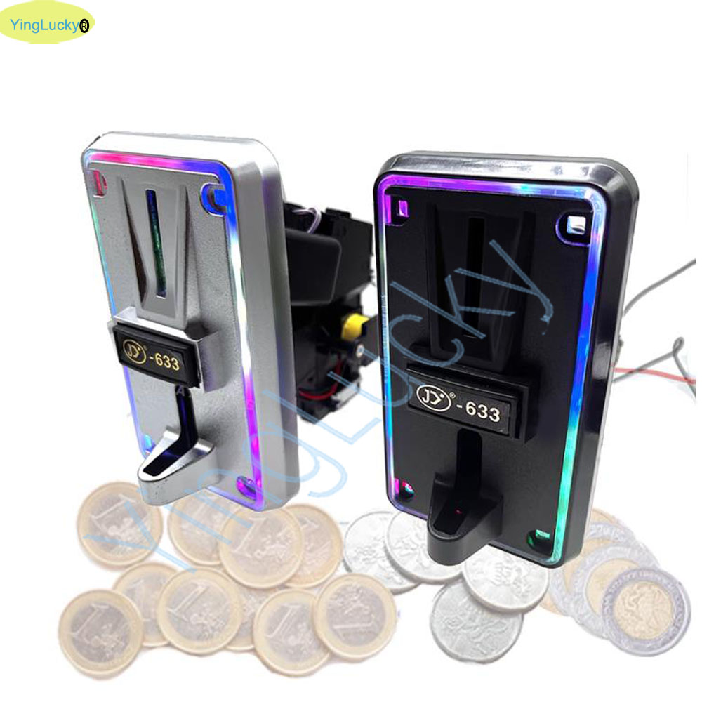 الملونة LED متعددة عملة متقبل  - مراجعة Arcade Vending Machines وسعره