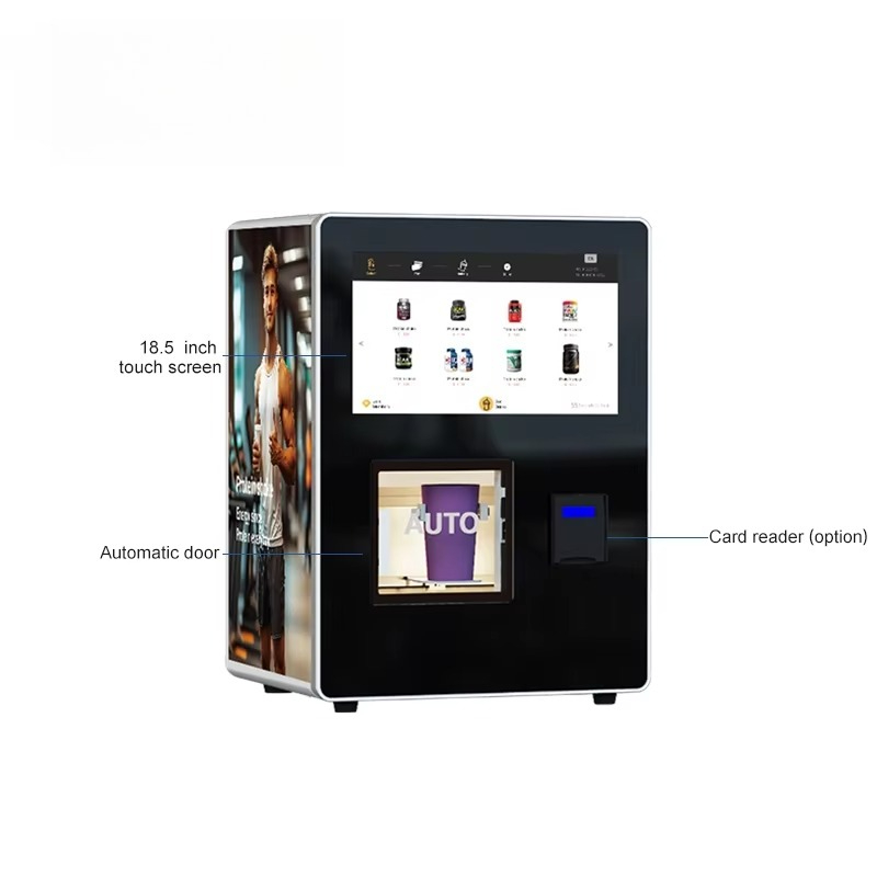 ماكينة بيع مشروبات البروتين ال - مراجعة Vending Machine Qr Code وسعره