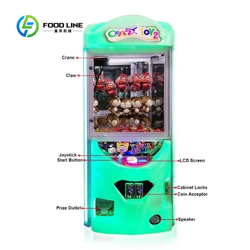 آلة ألعاب أركيد مخصصة تعمل بال - مراجعة Arcade Toy Claw Vending Machine وسعره