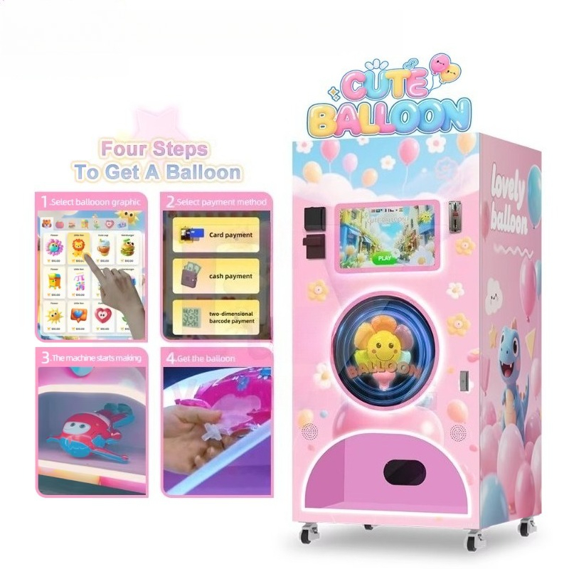 آلة بيع بالونات أوتوماتيكية با - مراجعة Vending Machine Qr Code وسعره