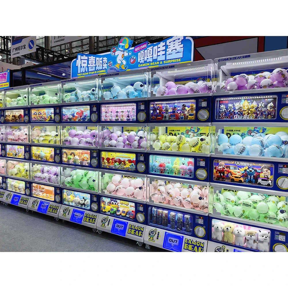 # مركز تسوق آلة لعبة لف البيض  - مراجعة Vending Game وسعره