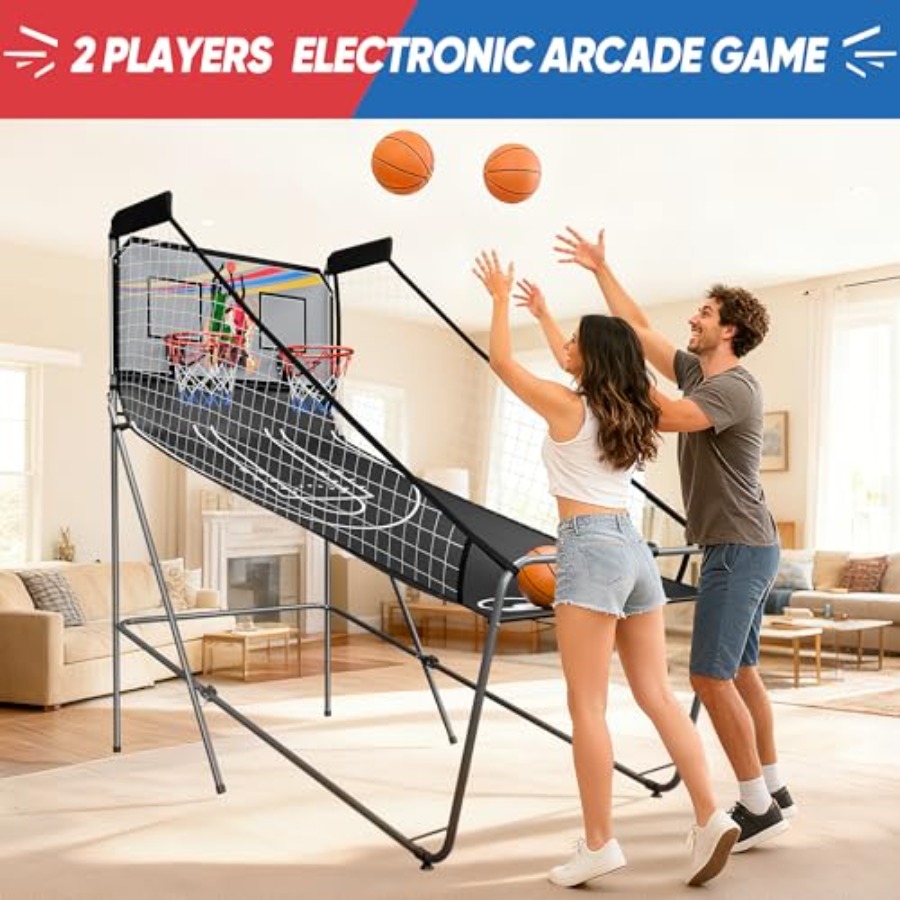 لعبة كرة السلة الإلكترونية الق - مراجعة Arcade Games & Vending Llc وسعره