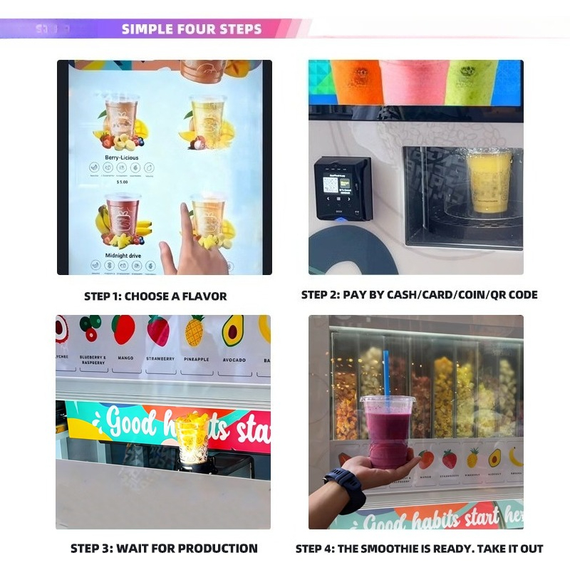 ماكينة بيع عصائر مبتكرة واحترا - مراجعة Vending Machine Qr Code وسعره