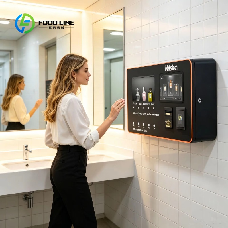 آلة بيع العطور ذاتية الخدمة مع - مراجعة Vending Machine Qr Code وسعره